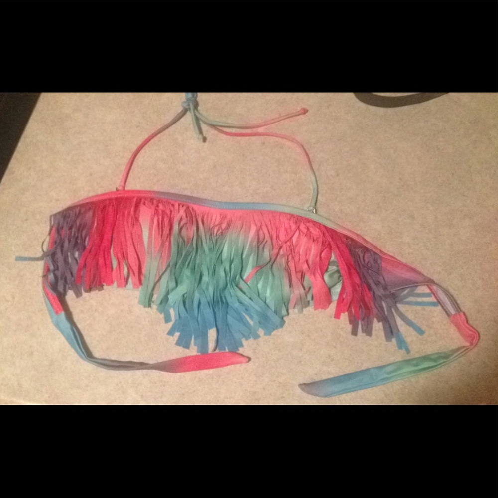 Rainbow Fringe Bikini - NIB - Picture 2 of 7
